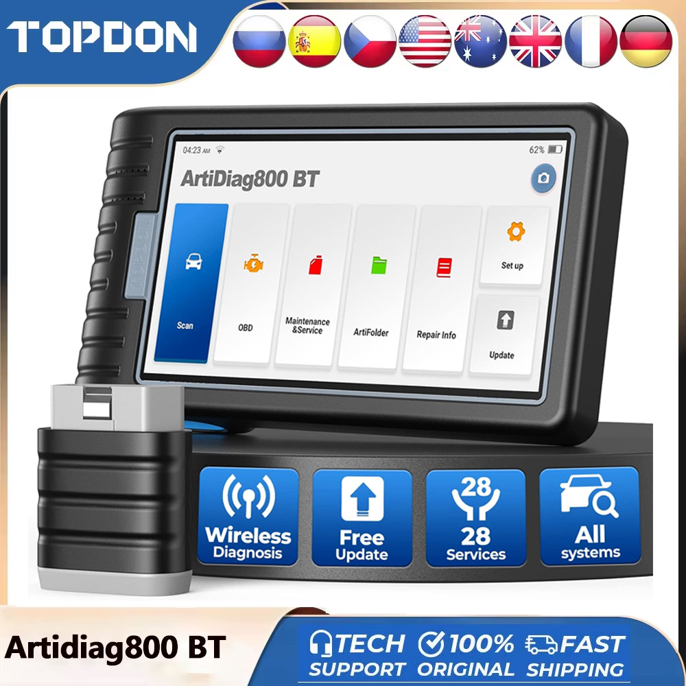 TOPDON ArtiDiag800 BT Car Diag - Topdon Tc001 Thermal Camera ulasan dan harga